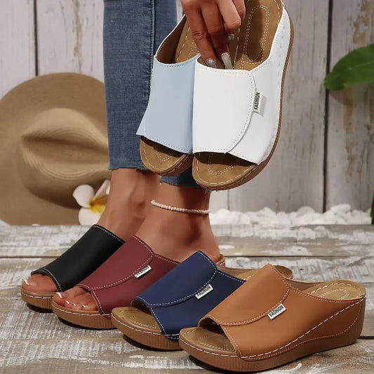 Wedge Slipper Sandals