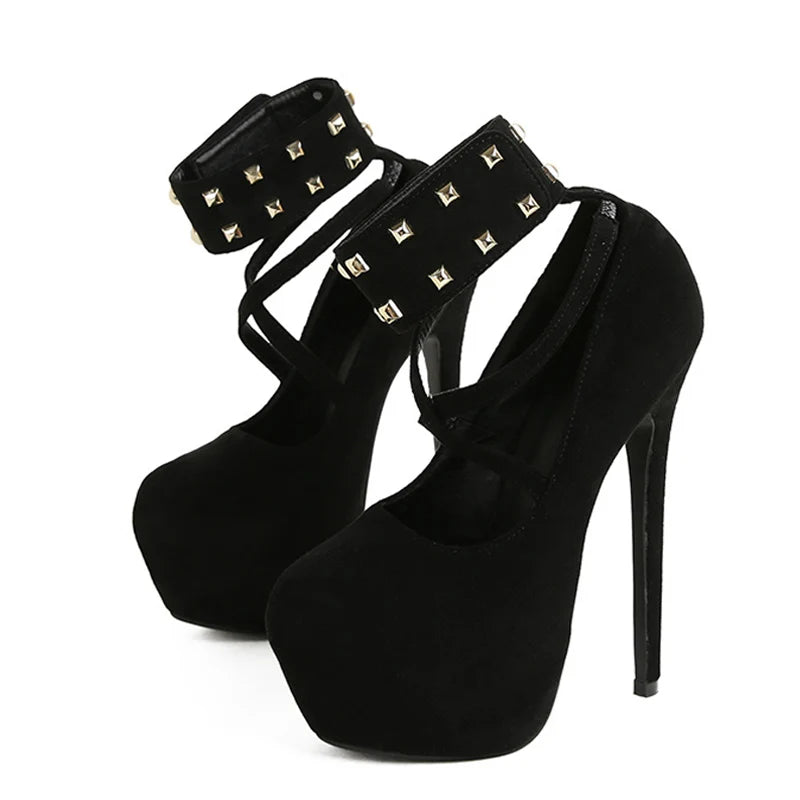 Ankle Strap Platform High Heels