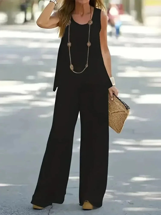 Tank Top Wide Leg Pants 2 Piece Set