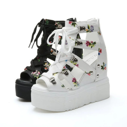 Wedge Platform Open Toe Casual Sandal