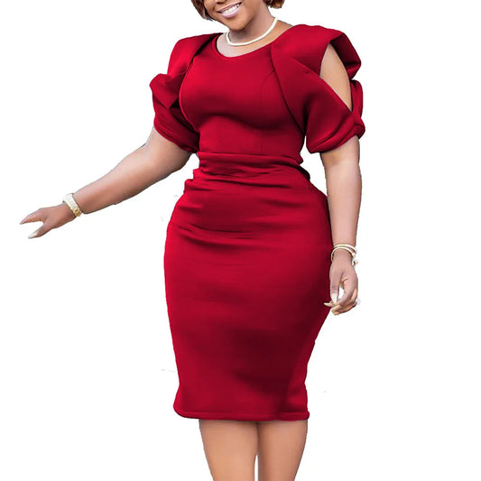 Cut Out Sleeve Dress