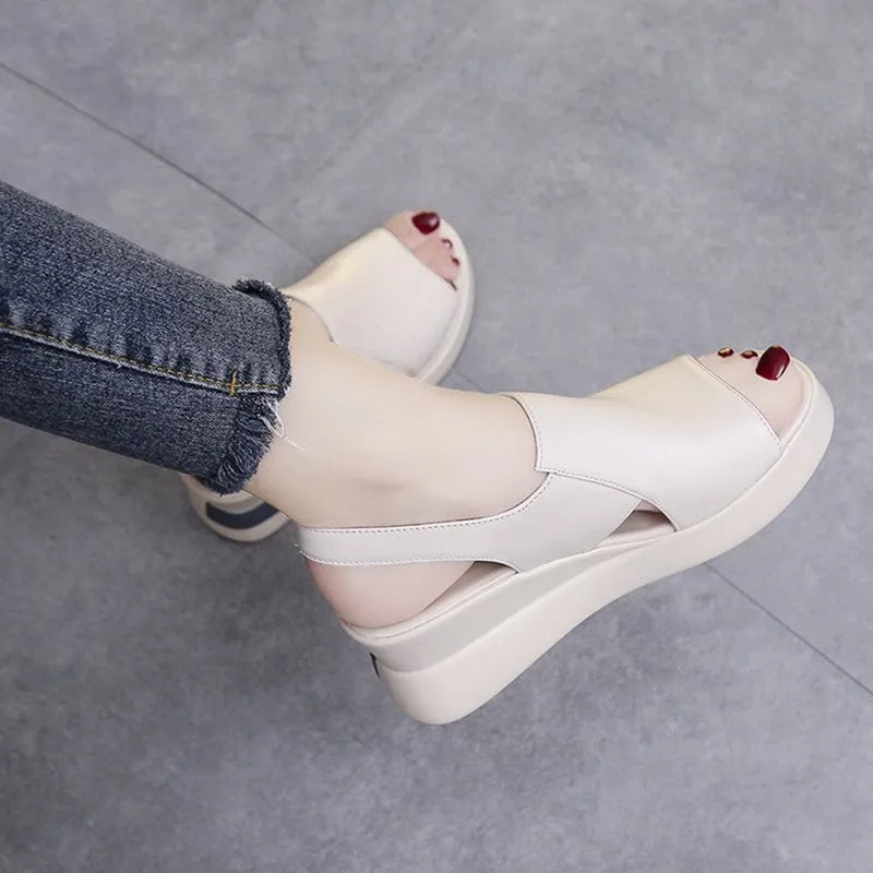 Summer New Wedge Heel Platform Sandals