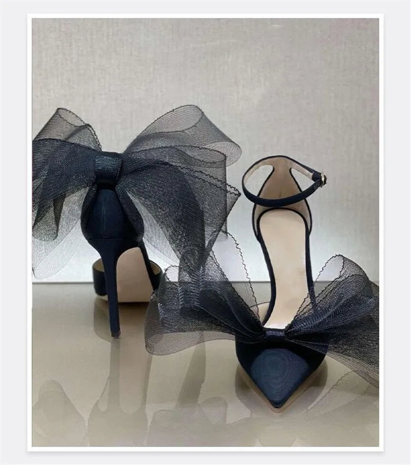 Sexy Big Butterfly-Knot Stiletto High Heels